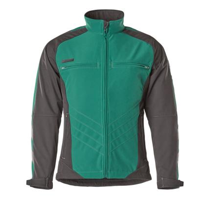 MASCOT UNIQUE Dresden softshell jakke, grøn/sort