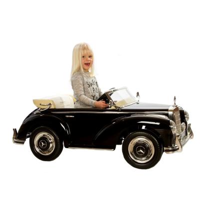 Mercedes 300S elbil, 2 x 12V, sort