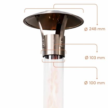 Gardenflare gnistfanger til Premium ildrør (100 mm rør)