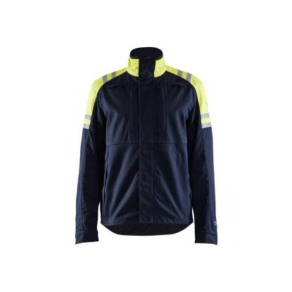 Blåkläder 4505 jakke inherent steel, marineblå/hi-vis gul