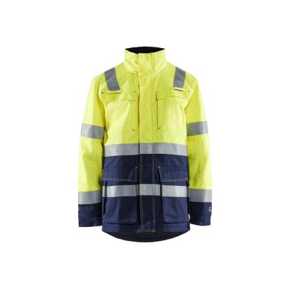 Blåkläder 4467 multinorm vinterparkajakke, hi-vis gul/marineblå