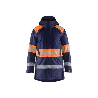 Blåkläder 4485 high vis vinterparkajakke, marineblå/hi-vis orange