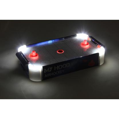 My Hood Mini airhockey med LED - 51 x 30,5 x 9 cm