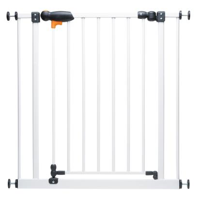 Wallmann Aalto sikkerhedsgitter, hvidlakeret stål, justebart fra 73-81 cm