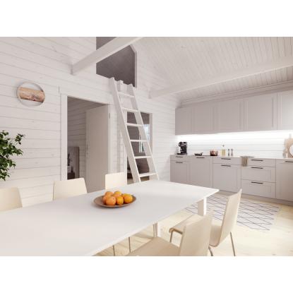 Luoman Lillevilla Teeri havehus med hems og tre rum - 28,5 m²