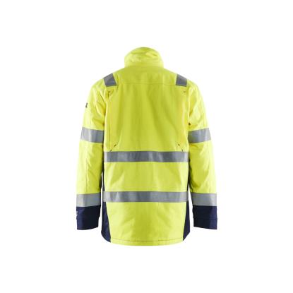 Blåkläder 4467 multinorm vinterparkajakke, hi-vis gul/marineblå