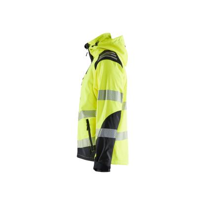 Blåkläder 4491 high vis softshelljakke, hi-vis gul/sort