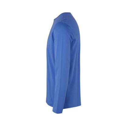 ID 0518 Interlock T-shirt med lange ærmer, azur