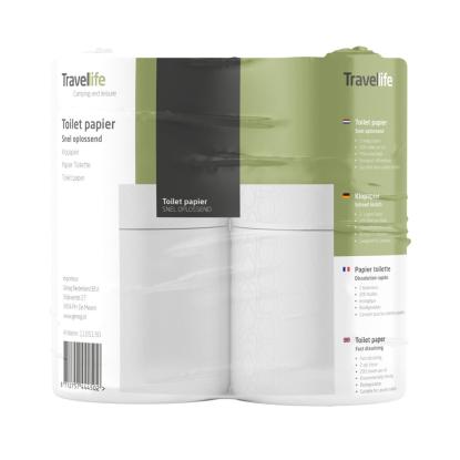 Travellife toiletpapir, 4 ruller i pakke