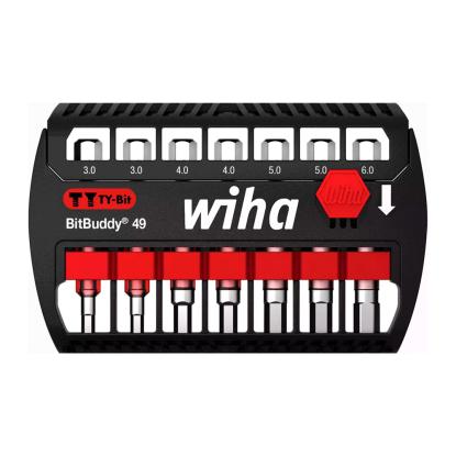 Wiha BitBuddy bitsæt TY slagbit, sekskant, 49 mm - 8 dele