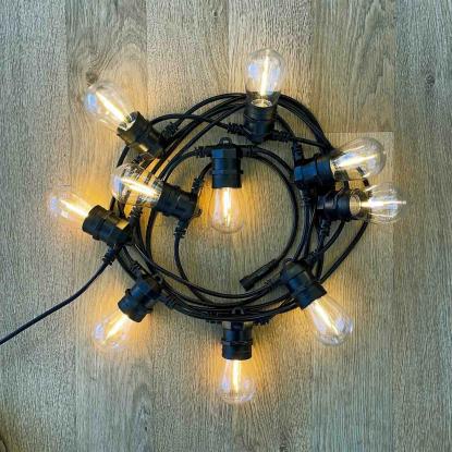 LightsOn Cosy partykæde med 10 lys, IP44 - 5 meter