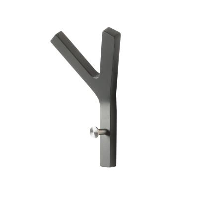 Hoigaard Mini Y-Hook knage, lakeret antracitgrå og stål