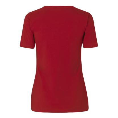 ID 0595 Stretch T-shirt, komfort, dame, rød