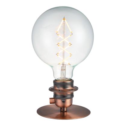 Halo Design Combi væglampe/bordlampe, E27, antik messing