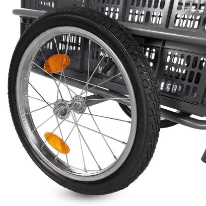 Cykelanhænger med aftagelig transportkasse, maks. 50 kg