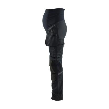 Blåkläder 7103 graviditets håndværkerbuks zip-off, sort