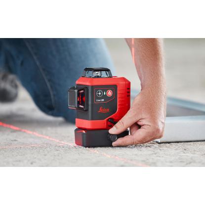 Leica Lino L6Rs laser inkl. taske, 3 x 360° rød laser, op til 25 meter