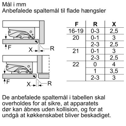 Bosch KUL22ADD0 køleskab med fryseboks til indbygning, 93 + 17 liter