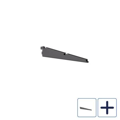 Décor+ konsol, mat grå 