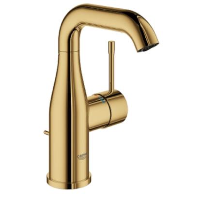 GROHE Essence M håndvaskarmatur med bundventil, poleret cool sunrise messing 