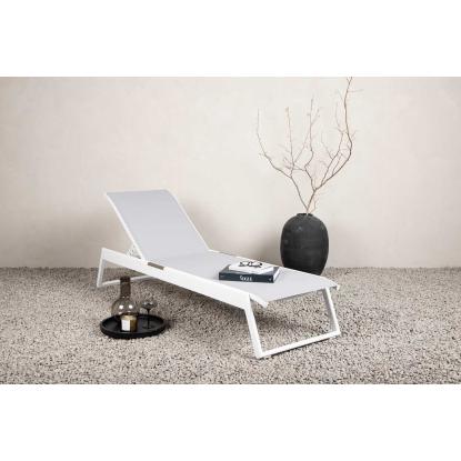 Venture Design Parma liggestol, grå/hvid
