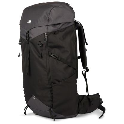Trespass PASS vandrerygsæk, sort/mørkegrå - 75 liter