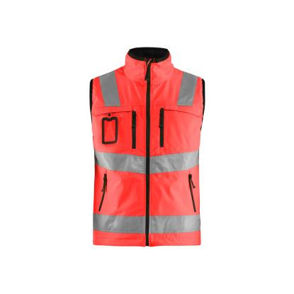 Blåkläder 3049 high vis softshell vest, hi-vis rød