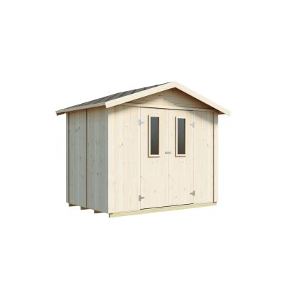 Luoman Lillevilla 615 redskabsskur med dobbeltdør - 3,8 m²