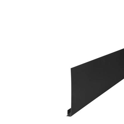 Sternplade, sort zink - 200 x 500 x 26 mm