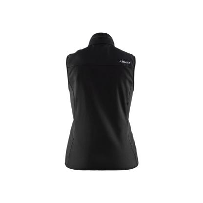 Blåkläder 3851 dame softshell vest, sort/mørk grå