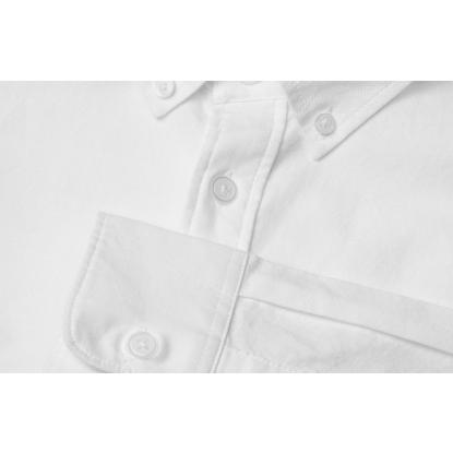 Seven Seas S61 Oxford skjorte, slim, hvid