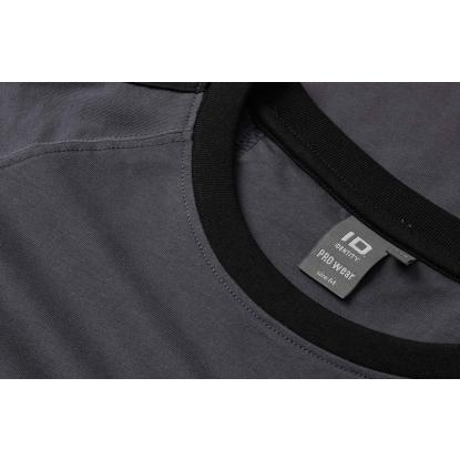 ID PRO Wear 0302 T-shirt med kontrast, silver grey