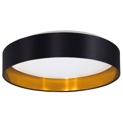 EGLO MASERLO 2 LED loftlampe, Ø38 cm, sort/guld