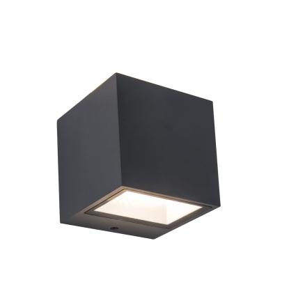 LUTEC GEMINI udendørs LED væglampe, up/down, H8,5 cm, IP54, mørk grå