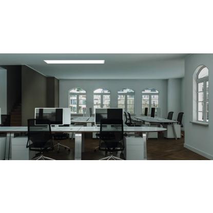 EGLO SALOBRENA 1 LED panellampe, 120 x 30 cm, hvid