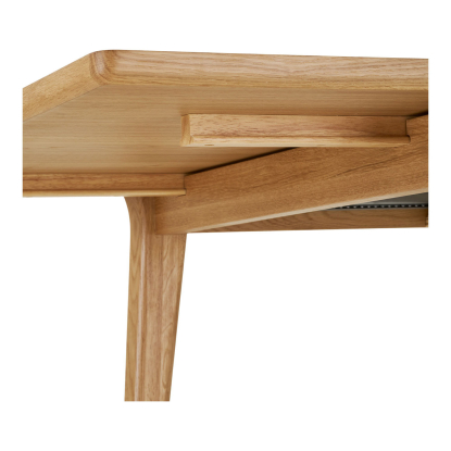 Darwin spisebord med tillægsplade, egefiner, 90 x 180-230 cm