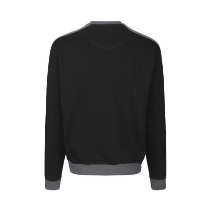 ID PRO Wear 0362 sweatshirt med kontrast, sort