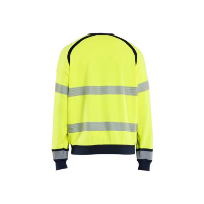 Blåkläder 3088 multinorm sweatshirt inherent, hi-vis gul/marineblå