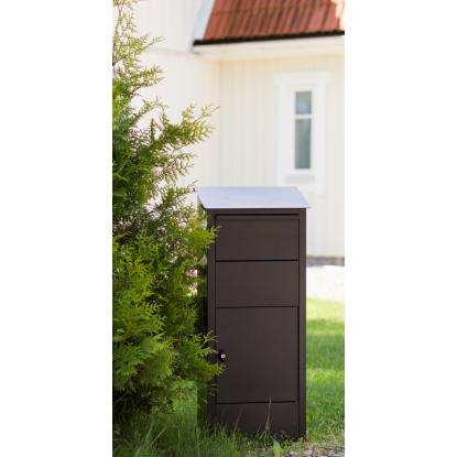 Habo 9443B pakkepostkasse, 1003 x 390 x 260 mm, sort