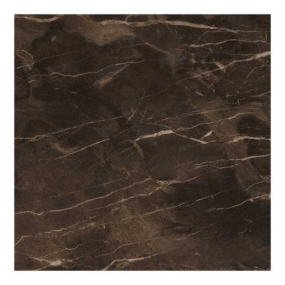 Prague sofabord i marmor look, brun, 80 x 60 cm