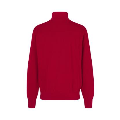 ID 0603 sweatshirt med lynlås, rød