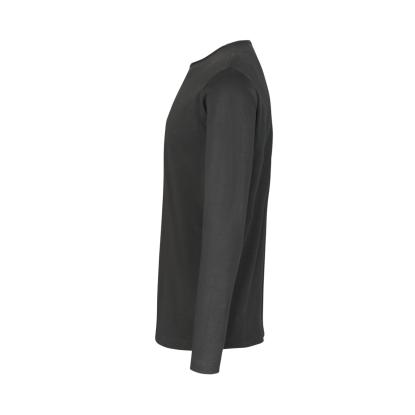 ID 0518 Interlock T-shirt med lange ærmer, koks grå
