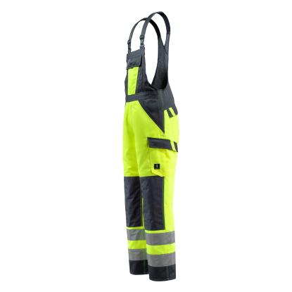 MASCOT SAFE LIGHT Gosford overall med knælommer, hi-vis gul/mørk marine