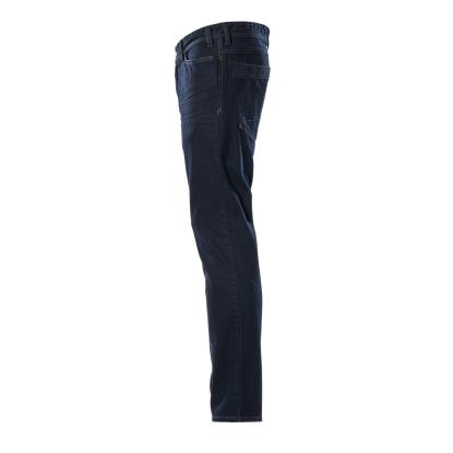 MASCOT FRONTLINE Manhatten Jeans, vasket mørkeblå denim