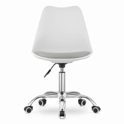 Alba kontorstol, ergonomisk, hvid/grå