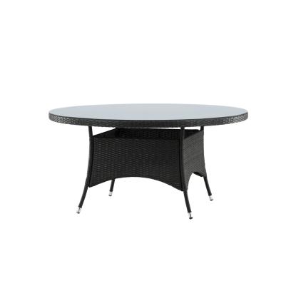 Venture Design Volta rundt havebord, sort, Ø150 cm