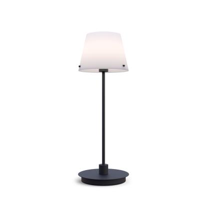 Herstal Gil il Grande bordlampe, G9, sort/opal