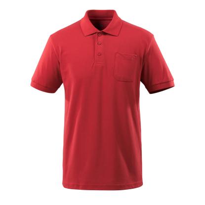 MASCOT CROSSOVER Orgon poloshirt med brystlomme, rød