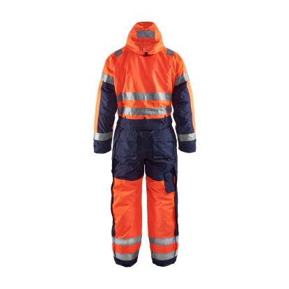 Blåkläder 6763 high vis vinter kedeldragt, hi-vis orange/marineblå