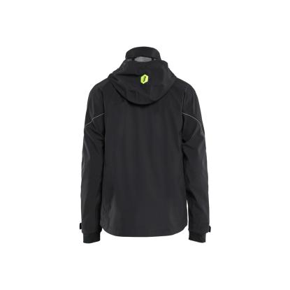 Blåkläder 4483 skaljakke 4-vejs stretch, sort/hi-vis gul